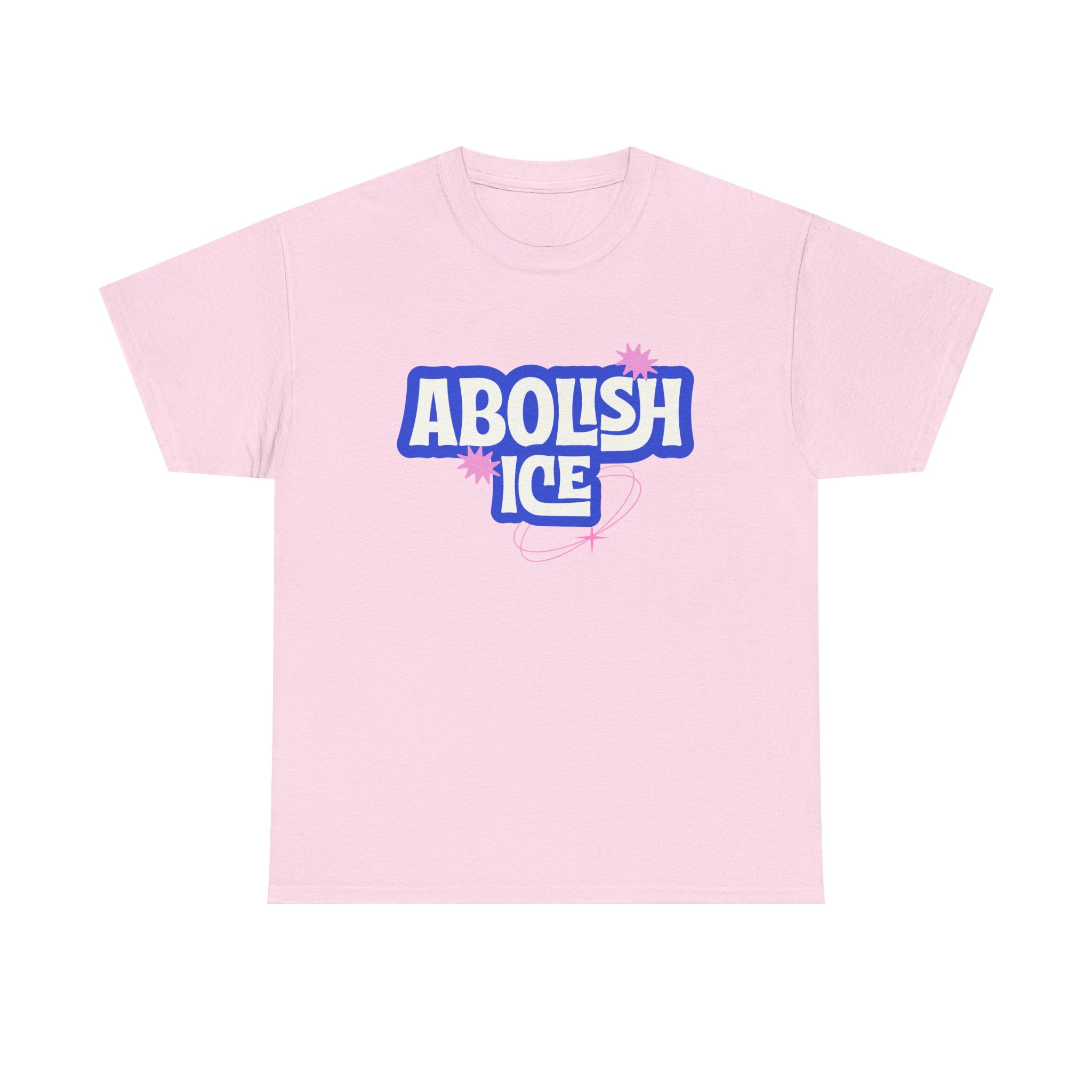 'Abolish ICE' Bold Political Graphic Unisex Cotton T-Shirt