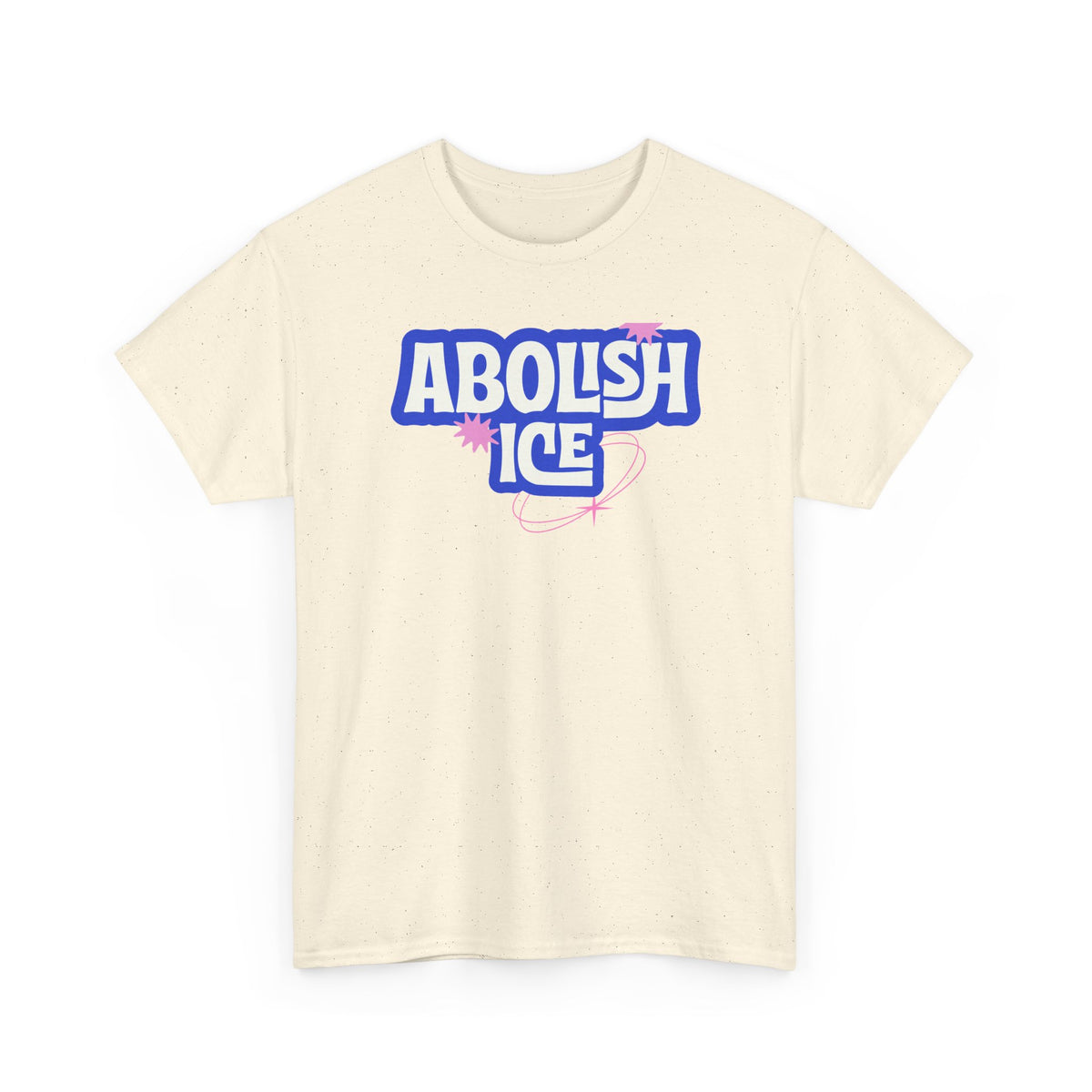 'Abolish ICE' Bold Political Graphic Unisex Cotton T-Shirt