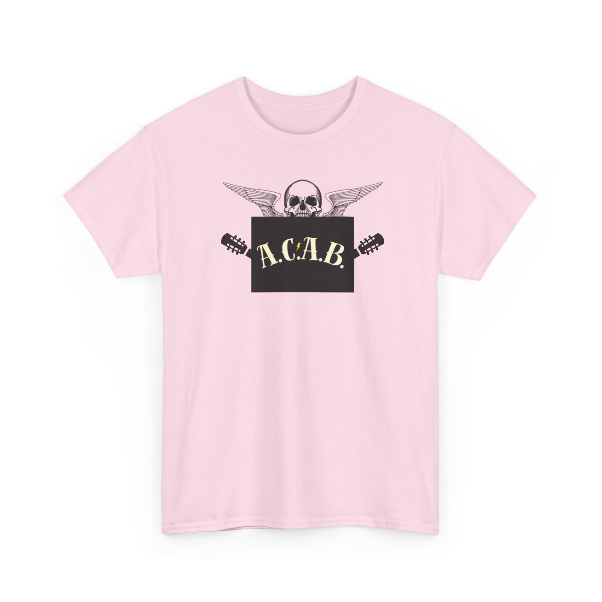 ACAB Skull Punk Protest Graphic Unisex Cotton T-Shirt