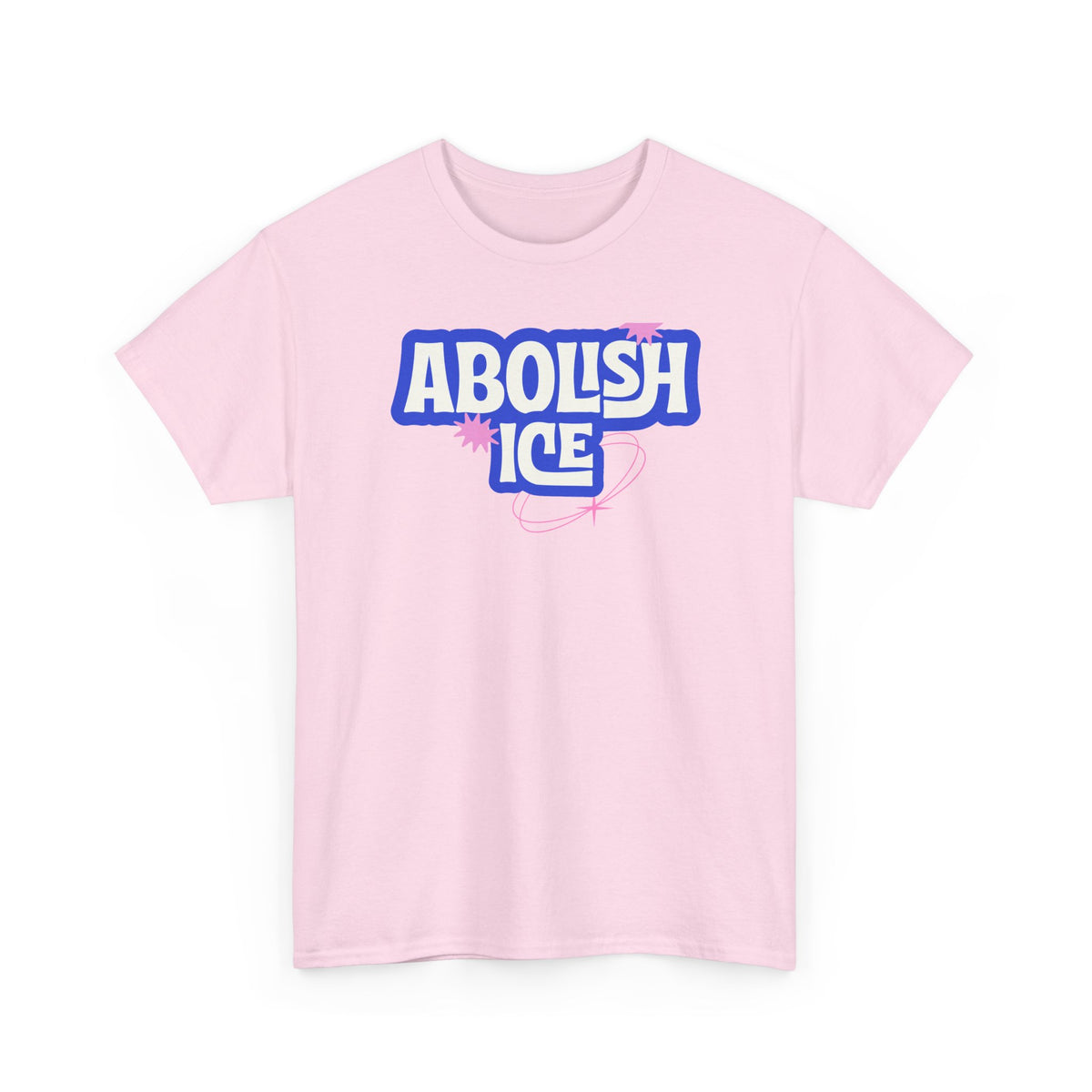 'Abolish ICE' Bold Political Graphic Unisex Cotton T-Shirt