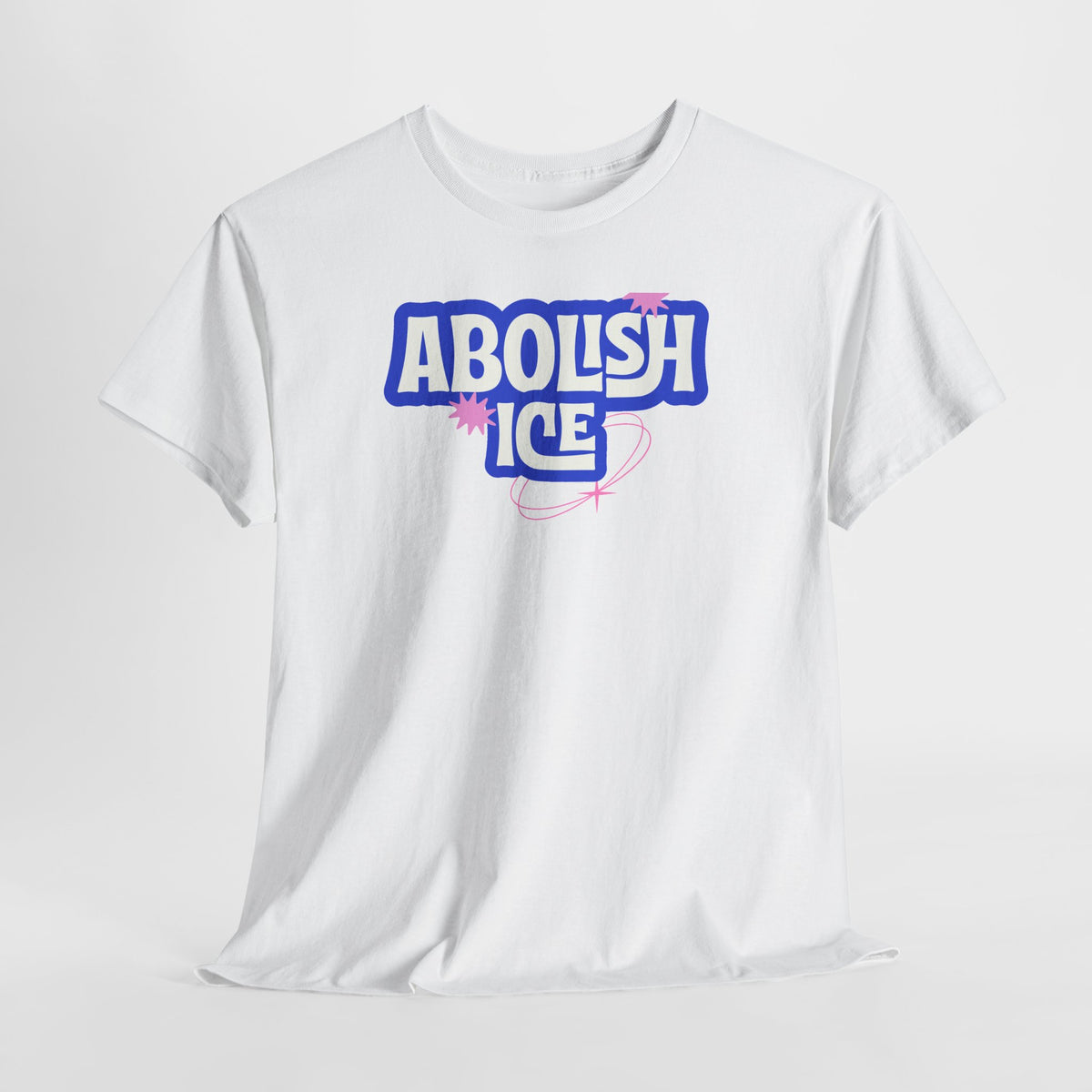 'Abolish ICE' Bold Political Graphic Unisex Cotton T-Shirt