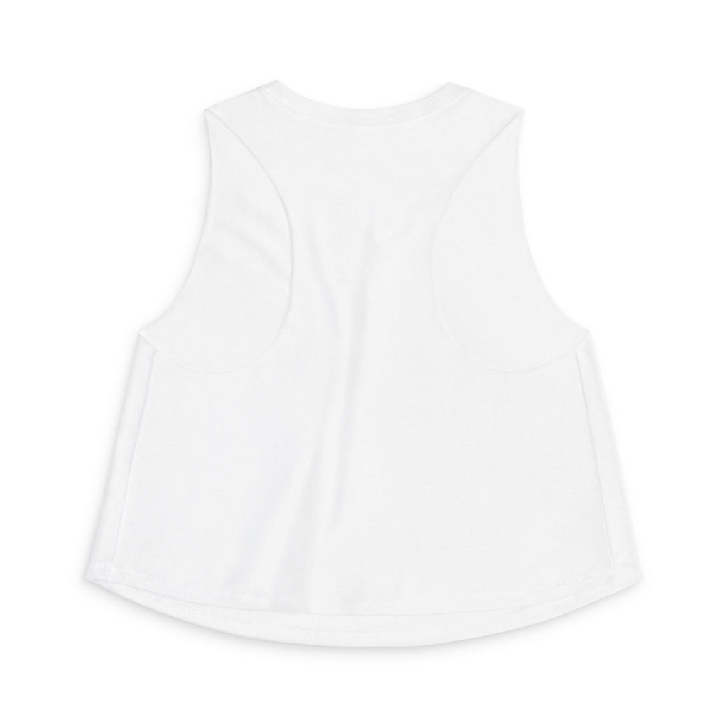 Chin Up Tits Out Skull & Wings Crop Top — Edgy Women's Tank