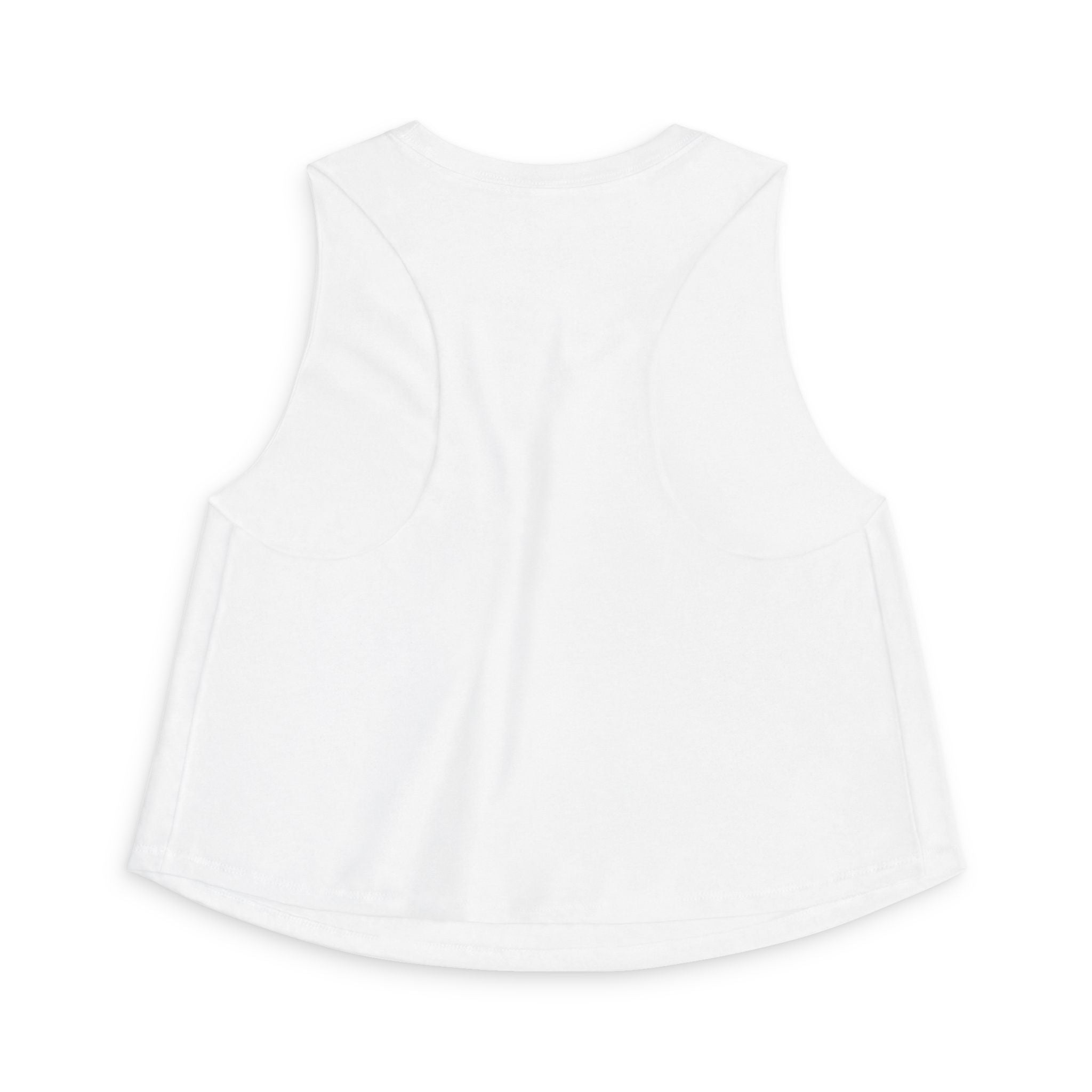 Chin Up Tits Out Skull & Wings Crop Top — Edgy Women's Tank