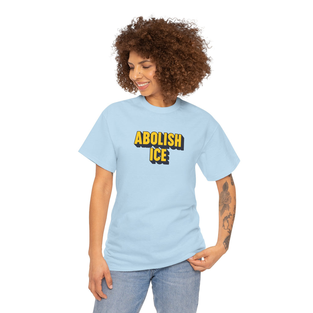 ABOLISH ICE Unisex Heavy Cotton T-shirt