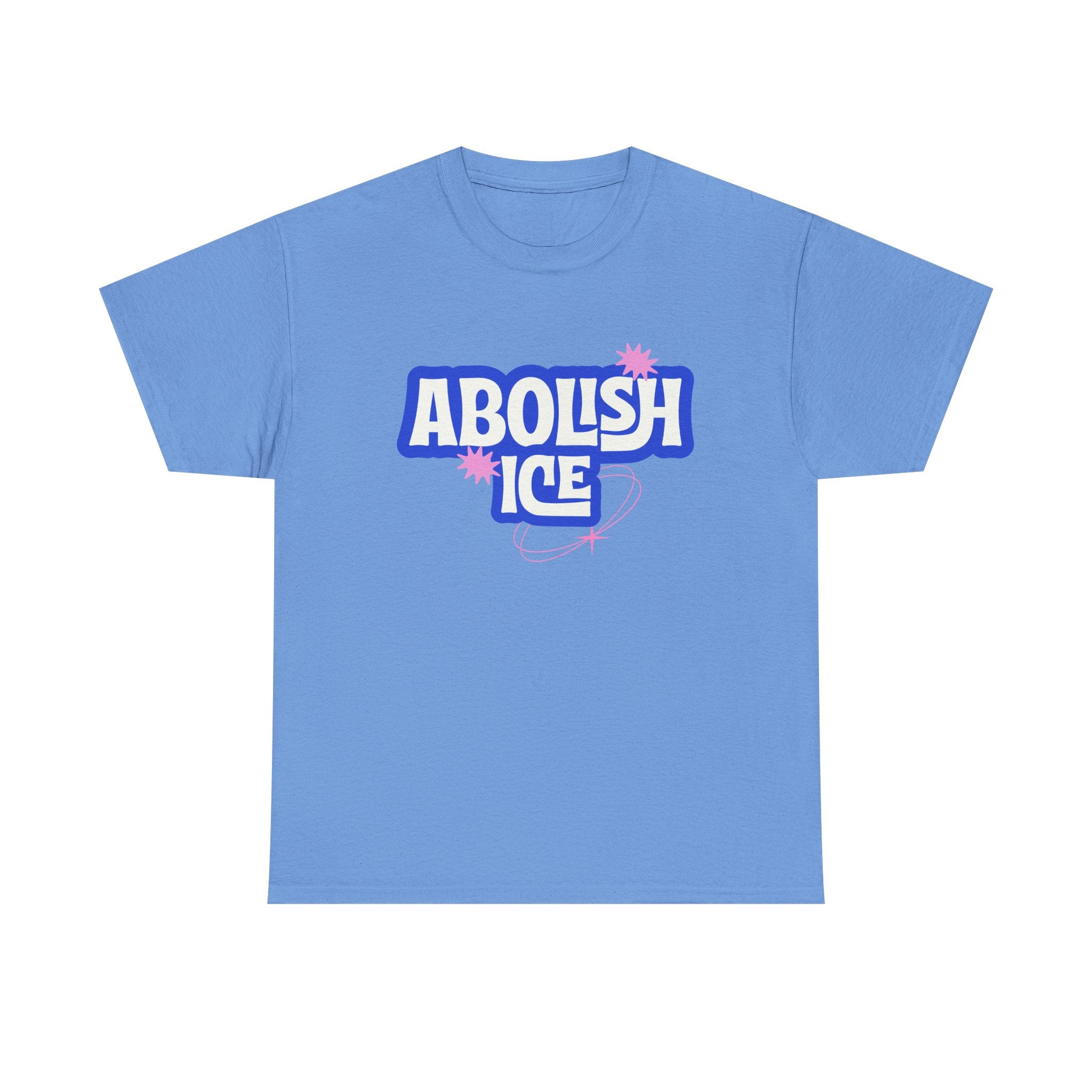 'Abolish ICE' Bold Political Graphic Unisex Cotton T-Shirt