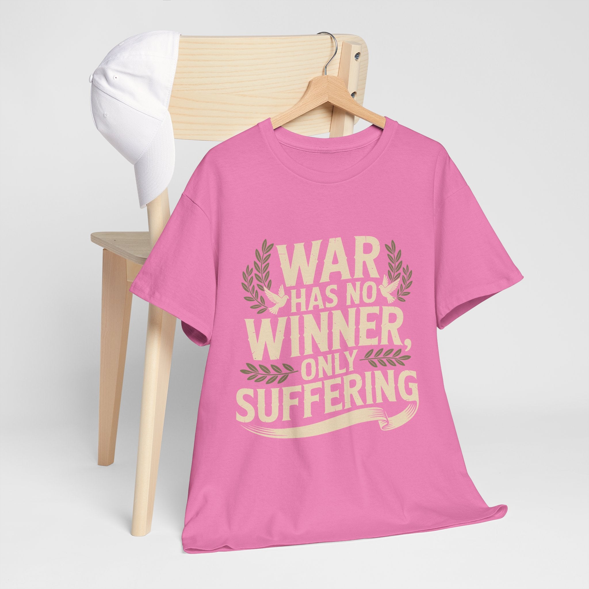 Anti-War Tee — "War Has No Winner, Only Suffering" Peace Shirt
