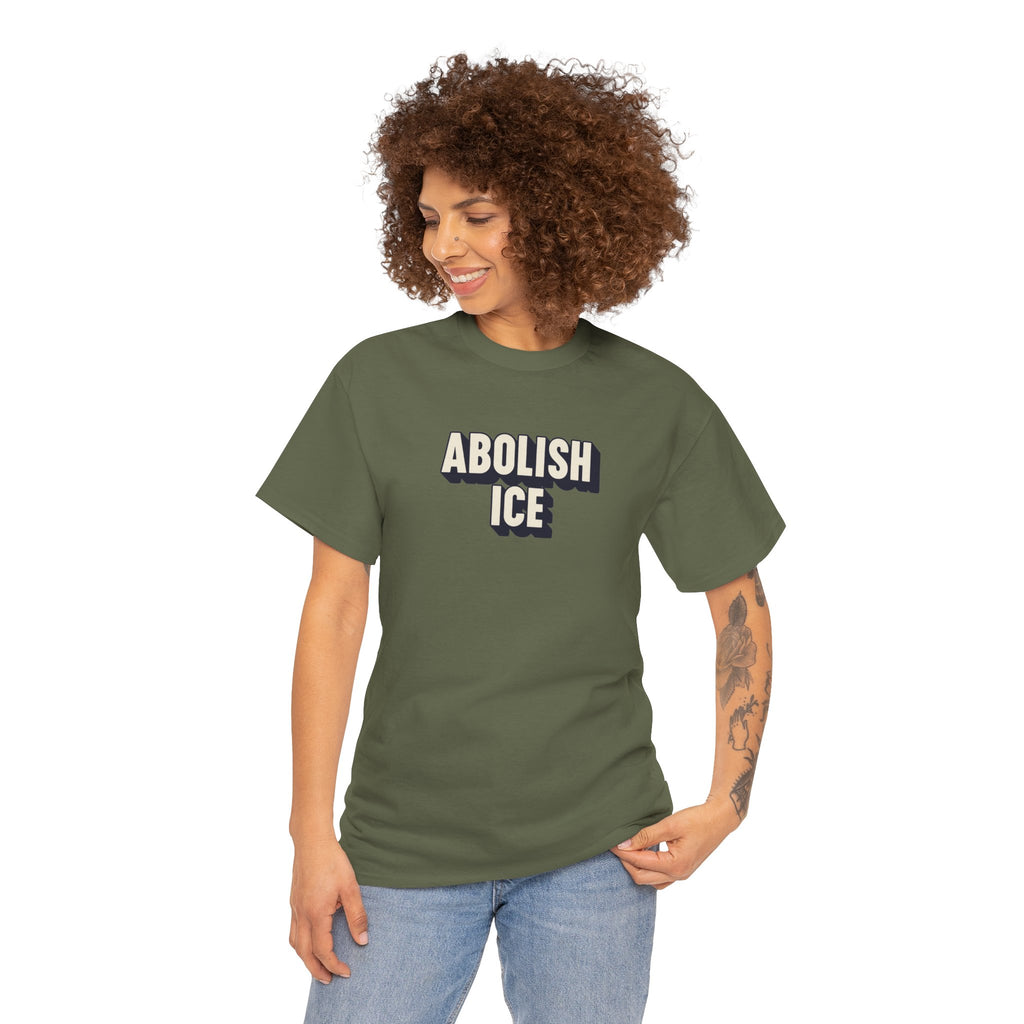 ABOLISH ICE Unisex Heavy Cotton T-shirt