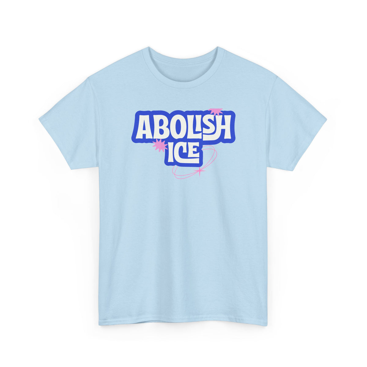 'Abolish ICE' Bold Political Graphic Unisex Cotton T-Shirt
