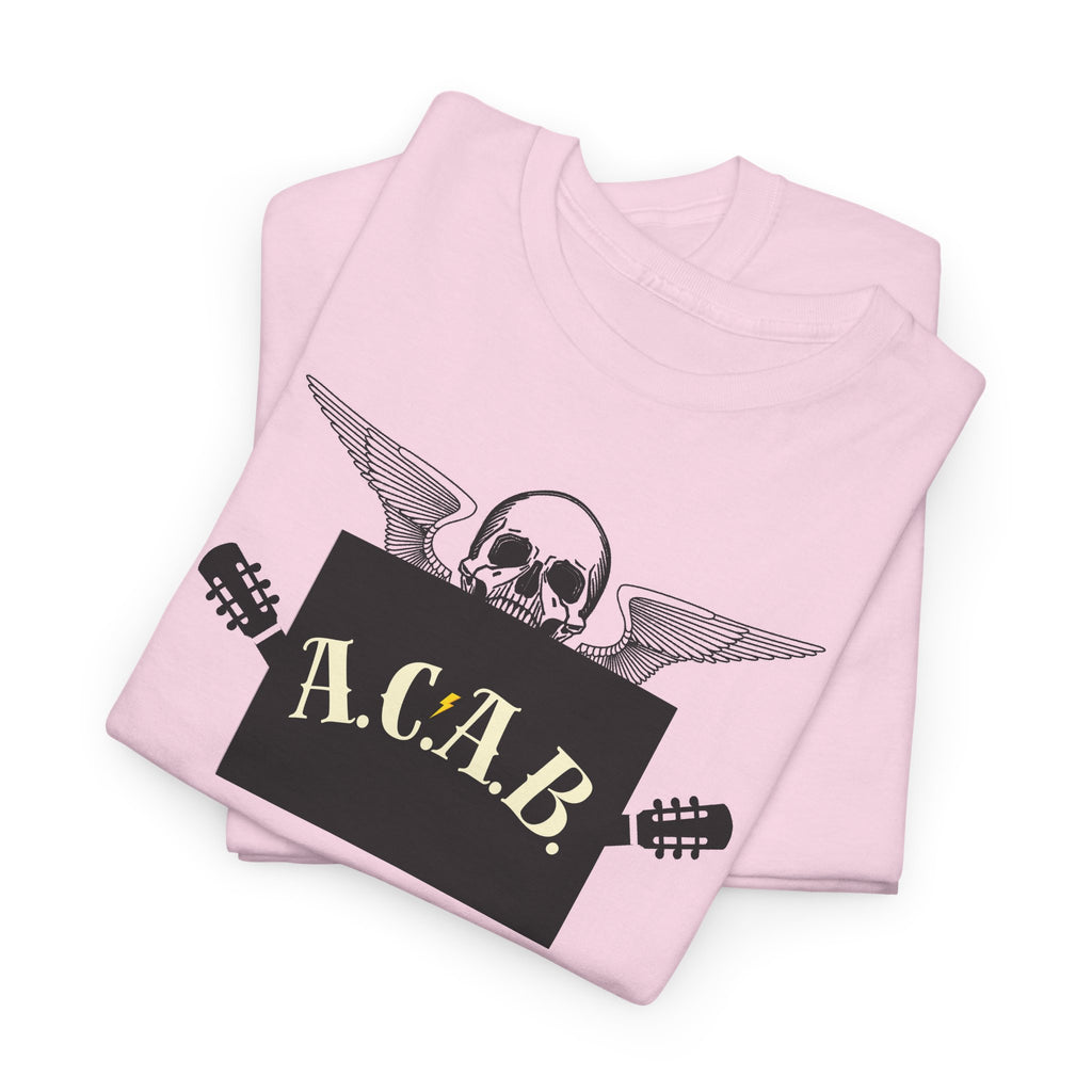 ACAB Skull Punk Protest Graphic Unisex Cotton T-Shirt
