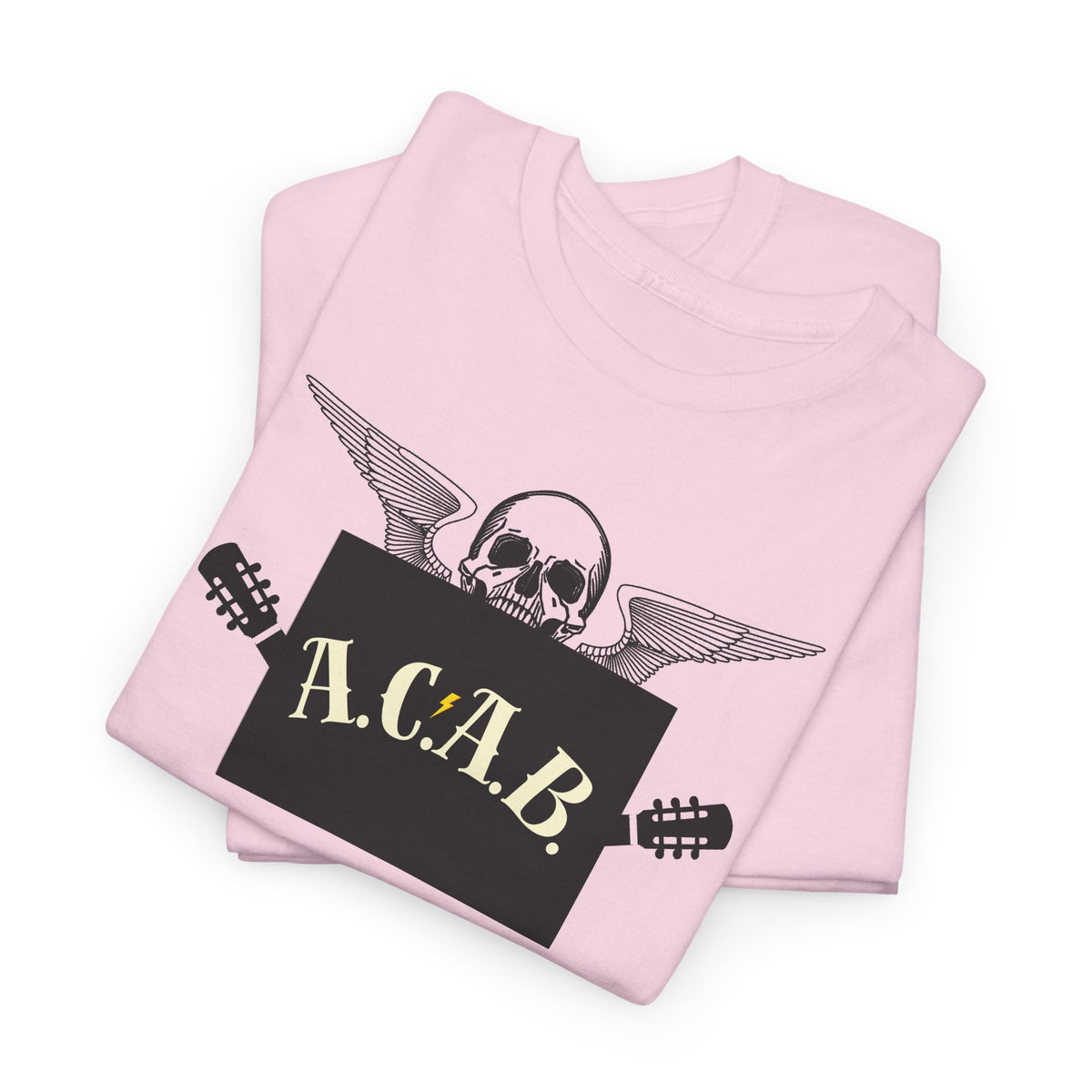 ACAB Skull Punk Protest Graphic Unisex Cotton T-Shirt