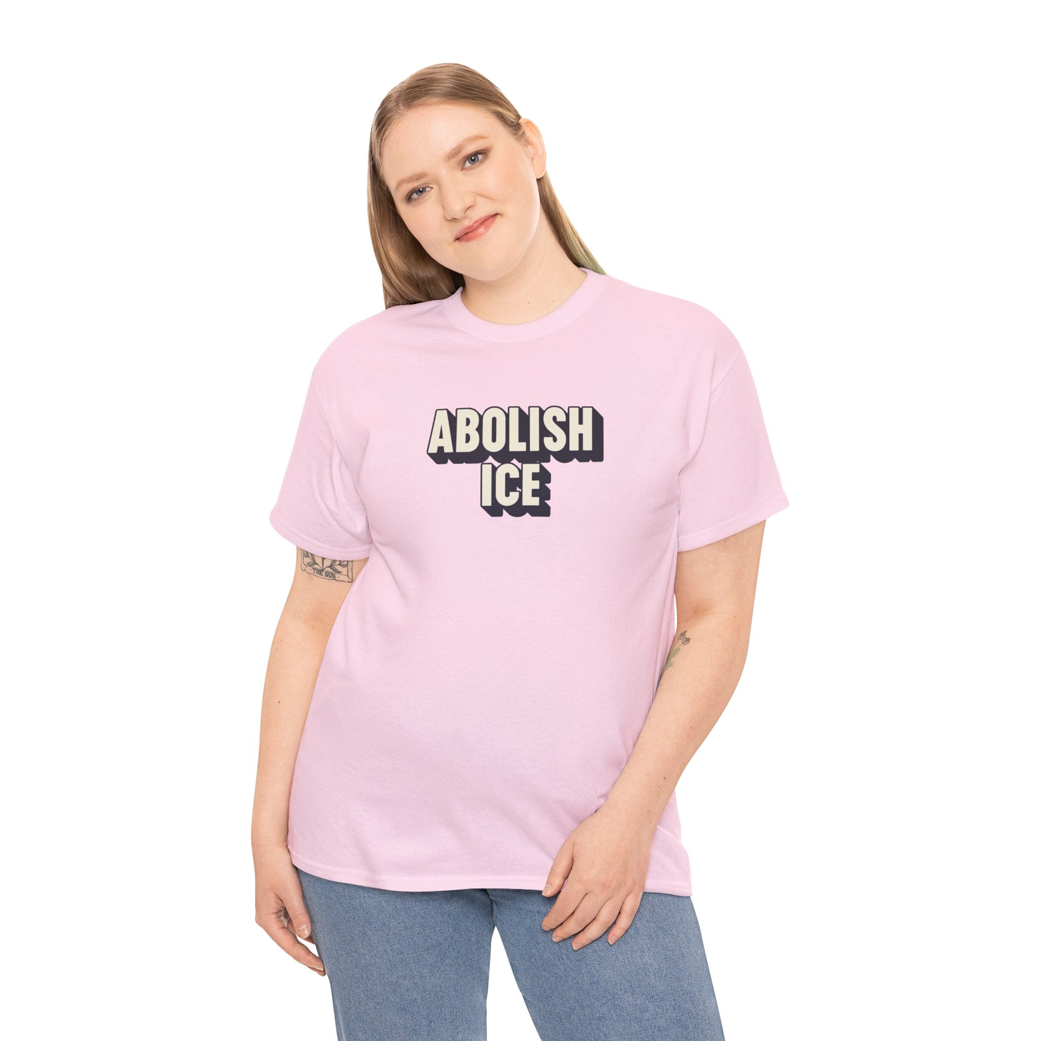 ABOLISH ICE Unisex Heavy Cotton T-shirt