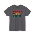 'People Over Profit'  Unisex Cotton T-Shirt