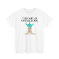 'This Shit Is Outrageous' Funny Statue of Liberty Graphic Unisex Cotton T-Shirt