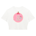 Women's Slim Ribbed Crop T-Shirt